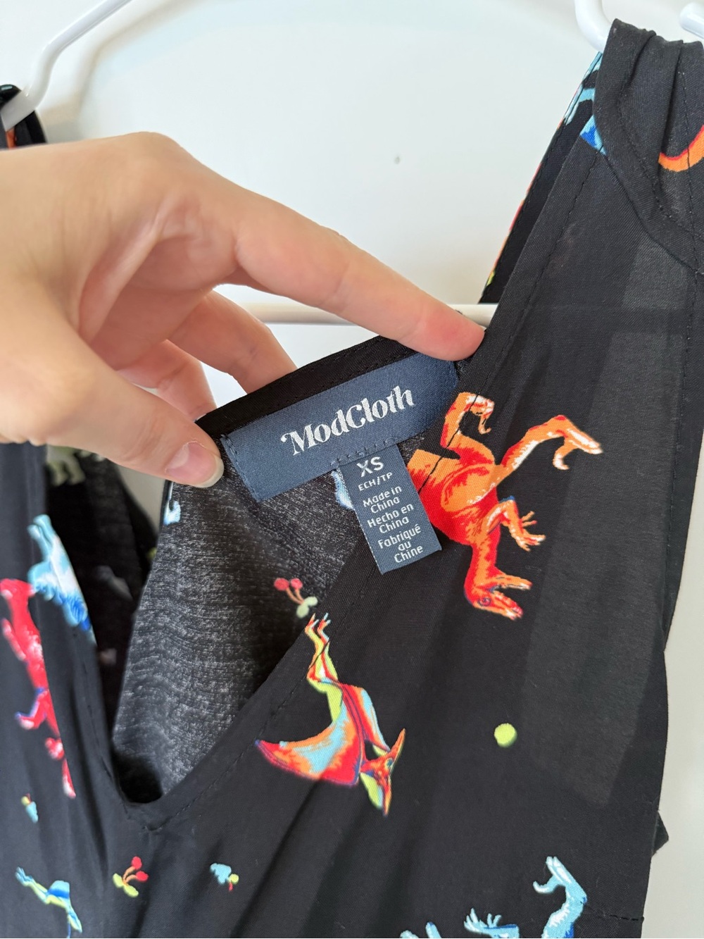 ModCloth Dinosaur Print Tank Top - Picture 3 of 4